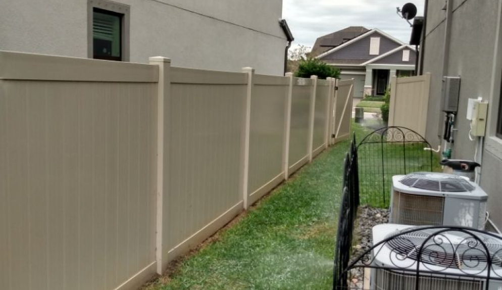 Vinyl fence